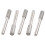 5 Pcs Cylindrical Head Shank Diamond Mounted Points File 8mmx20mmx6mm 1