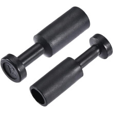 Push to Connect Fittings, Cap Style Pneumatic Blanking Plugs, Fit for 12mm Inner Dia. Air Hose Tube Pipe, Plastic, Black, Pack of 10