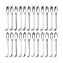 24Pcs/pack Banjo Round Hook Meal Silver Durable Professional Banjo Round Hooks
