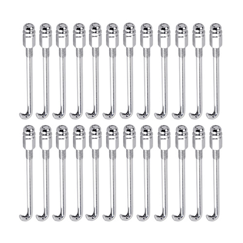 24Pcs/pack Banjo Round Hook Meal Silver Durable Professional Banjo Round Hooks