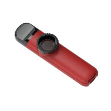 1Pc Kazoos Colorful Plastic Kazoo Musical Instruments Kazoo with Flute Membrane Red