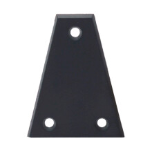 Black Electric Guitar Adjusting Rod Cover 3 Holes Guitar Tuning Rod Cover Plate Type D