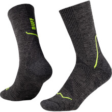 (L, Black) Buff Dryflx Urban Running Crew Socks