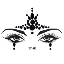 Face Gems Face Rhinestones Mermaid Jewels Rave Eyes Livehouse Music Festival 66