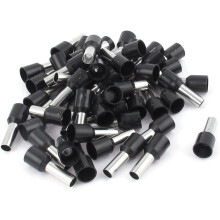 50 x Insulated Ferrule Terminal Wire Connector Black E10-12 8AWG 10mm2
