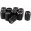 10 Pcs Black 6mm Knurled Dia. Potentiometer Control Knobs 13mmx17mm 1