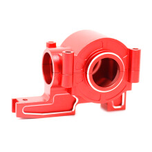RC Car Small Aluminium Wave-box Shell for RC Crawler Crawler Car Supplies Red