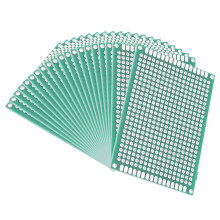 20pcs 5x7cm Double Sided PCB Board Universal Printed Circuit Proto Board for DIY Soldering Electronic Projects Practice Test Circuit