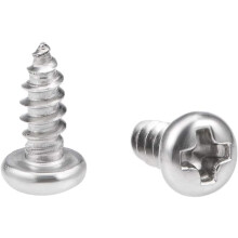 3x8mm Self Tapping Screws Phillips Pan Head Screw 316 Stainless Steel Fasteners Bolts 50Pcs