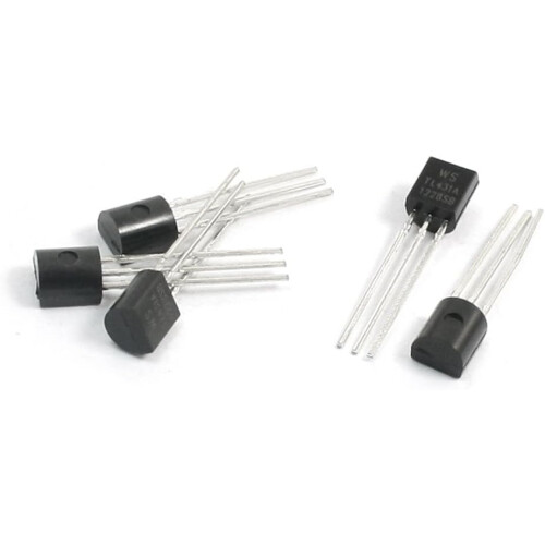 5Pcs TL431A TO-92 Type Adjustable Precision Shunt Regulator 2.5-36V