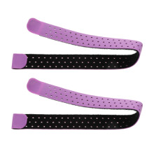 2Pcs Adjustable Breathable Elastic Wristband Replacement Armband Wrist Band Purple