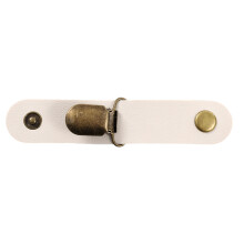Stylish Bag Clip Stylish Bag Attachment Convenient Bag Charm Holder Versatile Ivory white