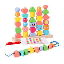 Kids Lacing Puzzles for Adults Families and Kids Cute Geometry Assemble