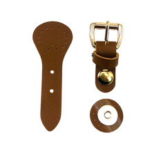 Clasp Snap Card Pack Hasp Clasp Wallet Handbag DIY Clasp Locks for Brown Pin Buckle Sna