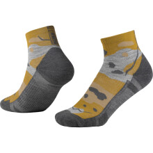 (M, Umber Khaki) Buff Merino Lightweight Hiking Crew Socks