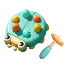 Multifunctional Toy for Kids Whack-a-mole Hammering Pounding Interactive Toy Blue