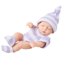 7’’ Nurturing Doll Reborns Doll PartyFavor Full Body Silicone Baby Sleeping Toy 1