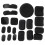 19Pcs Universal Helmet Padding Replacement Motorcycles Helmets Foam Cushion Pad 1