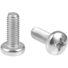M6x16mm Machine Screws Pan Phillips Cross Head Screw 304 Stainless Steel Fasteners Bolts 10Pcs