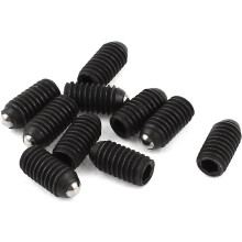 10 Pcs Rolling Ball Plunger Hex Socket Set Screw M6x10