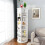 (8 floors, circular shape) 8-Tier Rotating Shoe Rack Tower - White 2