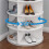 (8 floors, circular shape) 8-Tier Rotating Shoe Rack Tower - White 4