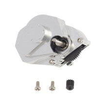 for 1/24 RC Crawler Axial SCX24 90081 C10 RC Car Gearbox RC Car Upgrade Parts Silver