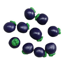 Dollhouse Simulation Fruit Set 10Pcs 1:12 Mini Fruit Kitchen Toy Decoration Mangosteen