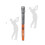 (Orange) Golf Pride FOR MCC ALIGN Plus4 Golf Grip Midsize 1