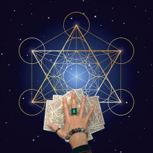 Tarot Card Cloth Tablecloth Astrology Tarot Square Witchcraft Deck Cloth 75x75