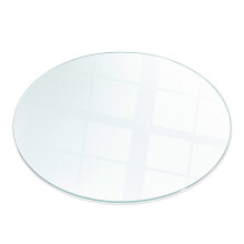 (fi70 cm) Plaque de protection pour poêle en verre trempé dépoli formes rondes, forme en arche, quart de cercle