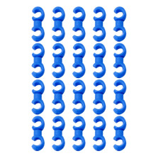 20Pcs Bike Brake Line Buckle Bike Cable Clasps Plastic Bicycles Brake Cable Clip Blue
