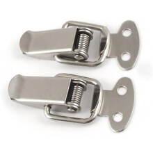 Silver Tone Stainless Alloy Flap Design Hasp Connector