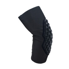 Football Legging Guards Knee Pads Leg Sleeves Protective Gear Shank Protectors Black M