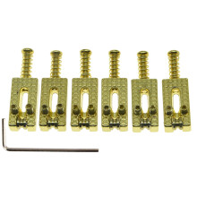 Fixed Bridge Saddles Tremolo with Wrench for  Electric Guitar Accessories Golden