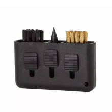 Retractable Golf Club Cleaning Brush 3-in-1 Golf Cleaning Tool Golf Accessory Black