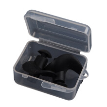 Reusable Silicone Swimmers Earplugs Ear Protections Ear Plugs Showering Swimming Black