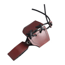 Horn Shape Mug Cover Tactic Mug Holder Cup Holder Horn Cup Sleeve Holsters Belt Dark Brown