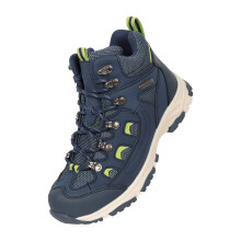 (2 UK, Blue) Mountain Warehouse Childrens/Kids Adventurer Waterproof Walking Boots