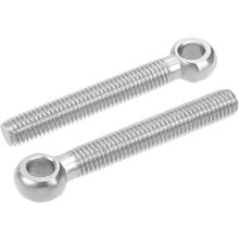 M10 x 70mm 304 Stainless Steel Machine Shoulder Lift Eye Bolt Rigging 4pcs