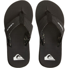 (UK 13K, Black) Quiksilver Kids Carver Switch Summer Beach Sandals Thongs Flip Flops - Black
