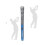 (Blue) 13pcs Golf Grip Plus 4 Standard Multi Supply Outdoor Compound 1