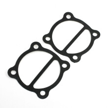2 Pcs Air Compressor Cylinder Head Base Valve Sealing Gaskets Black