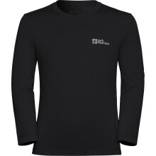 (5 - 6 Yrs, Black) Jack Wolfskin Kids Actamic Functional Long Sleeve T-Shirt