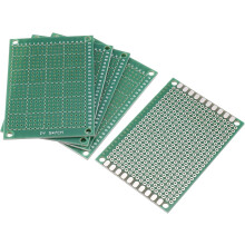 70mm x 50mm Single Side Copper Prototype PCB Circuit Board Green 5 Pcs
