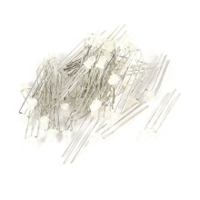 2-2.4V 3mm Common Anode 3 Pin Red Green Light Emitting led Bulb 50 Pcs