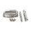 Guitar Bridge Pulling String Board Guitar Bridge Tailpiece with Bridge Cover Silver 1