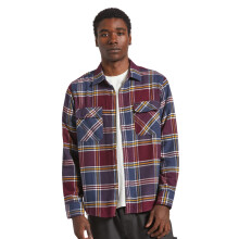 (S, Mood Indigo/Port/Saffron) Brixton Mens Bowery Flannel Shacket