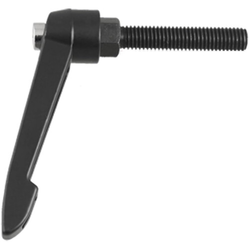 Spring Loaded M10 x 50mm Adjustable Clamping Handle Blk