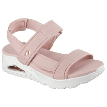 (4 UK, Blush Nylon) Skechers Womens Uno Summer Stand2 Sandals